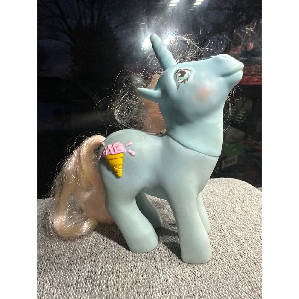 Vintage My Little Pony G1 Coco Berry Sundae Best Blue Unicorn Hasbro 1987 Toy